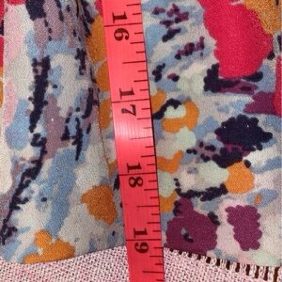 J Crew Pleated Floral 💐Skirt, sz 8 - Picture 13 of 13